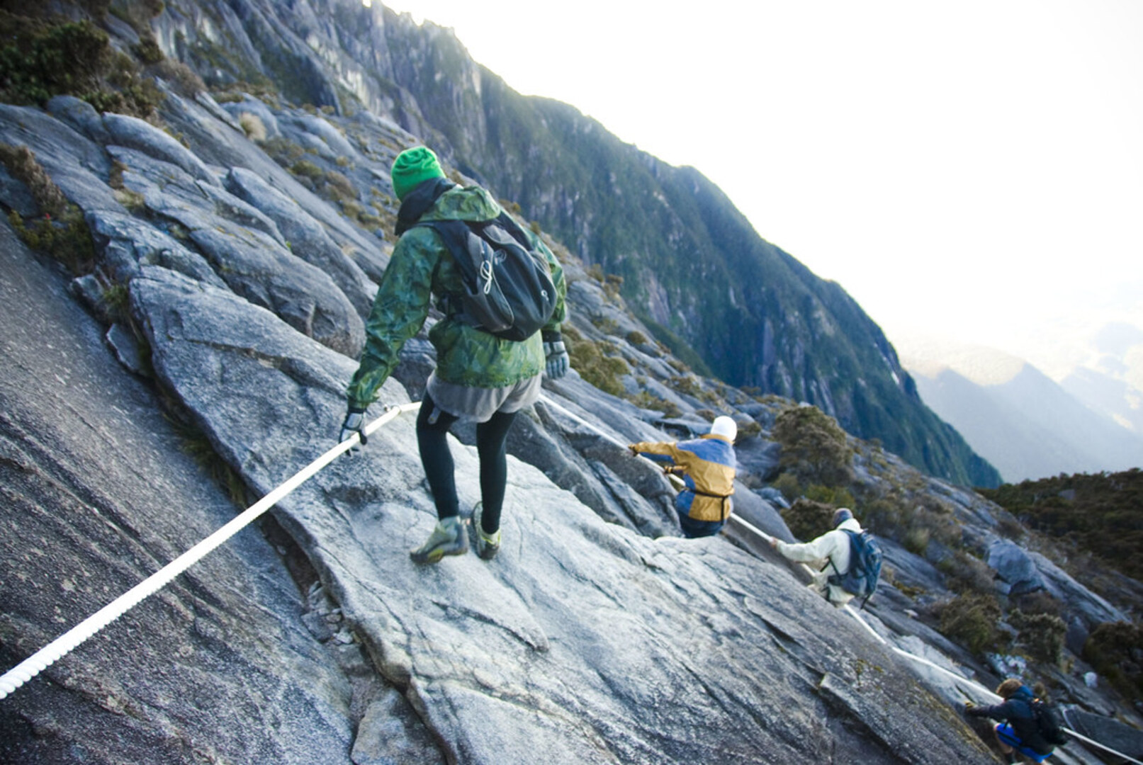 Hikers on Kinabalu Trail